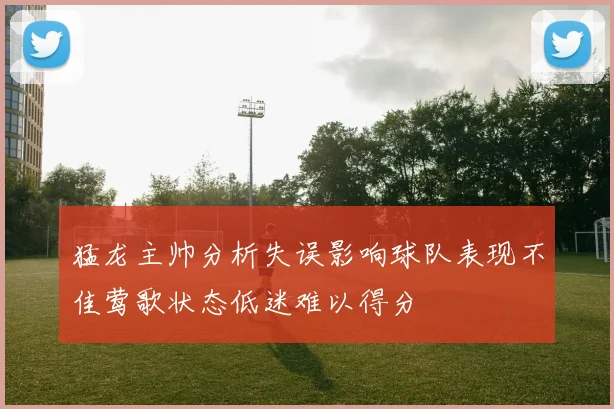 猛龙主帅分析失误影响球队表现不佳莺歌状态低迷难以得分